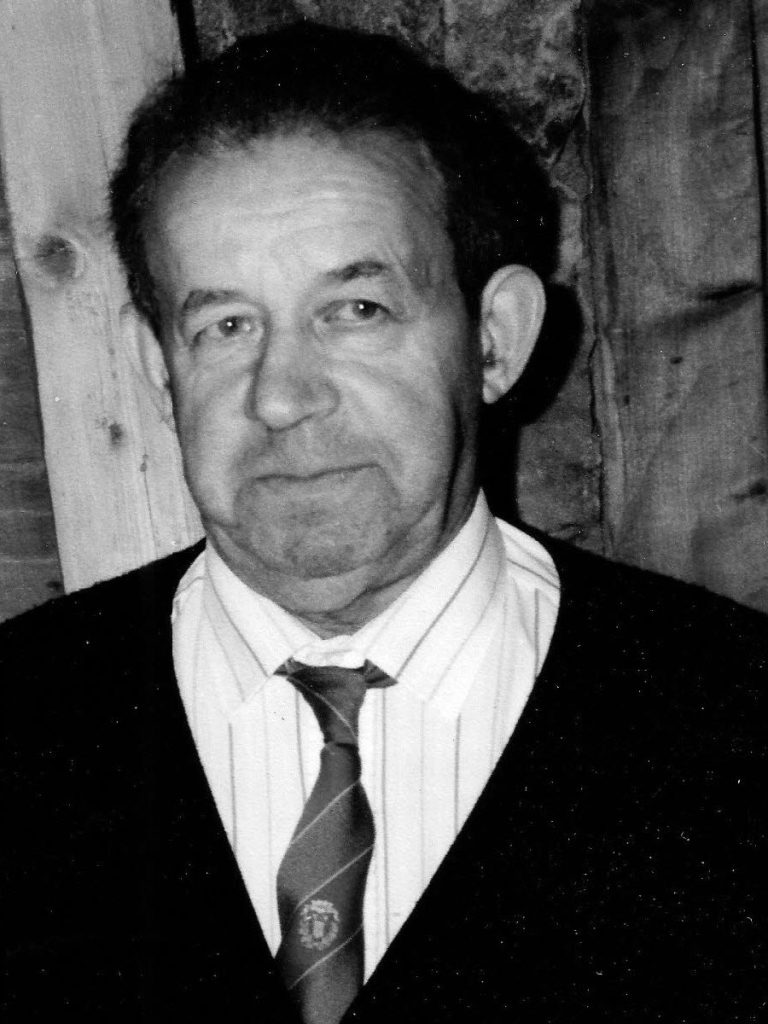 Portrait de Raymond Perrissin, fondateur de l'entreprise de menuiserie en 1964